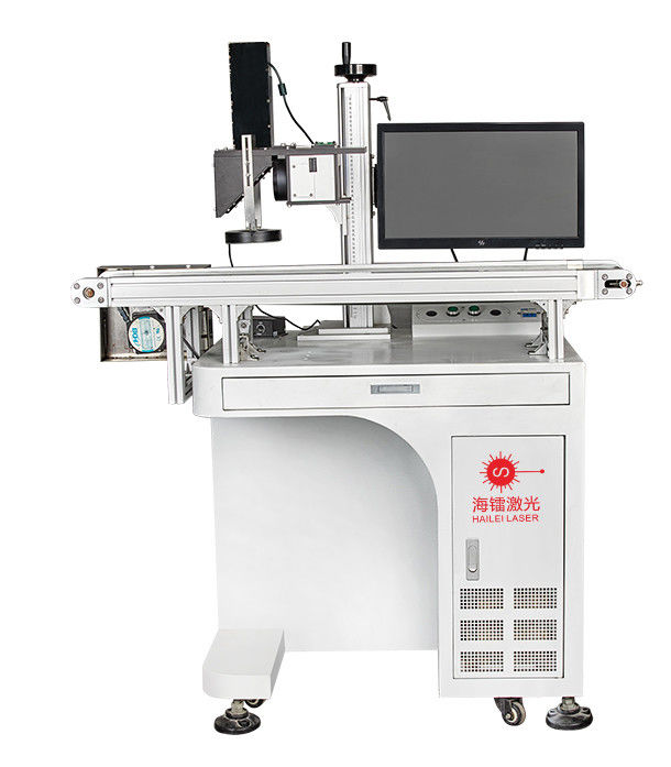 CCD Visual Fiber Laser Marker 20KHz-80KHz Precise Positioning Fiber Marking Machine